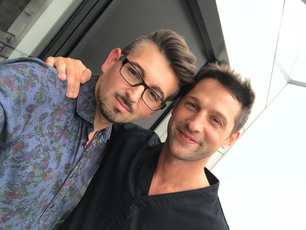 Thom mit Promi-Koch Alexander Kumptner