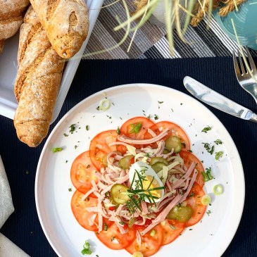Sommerlicher Wurstsalat