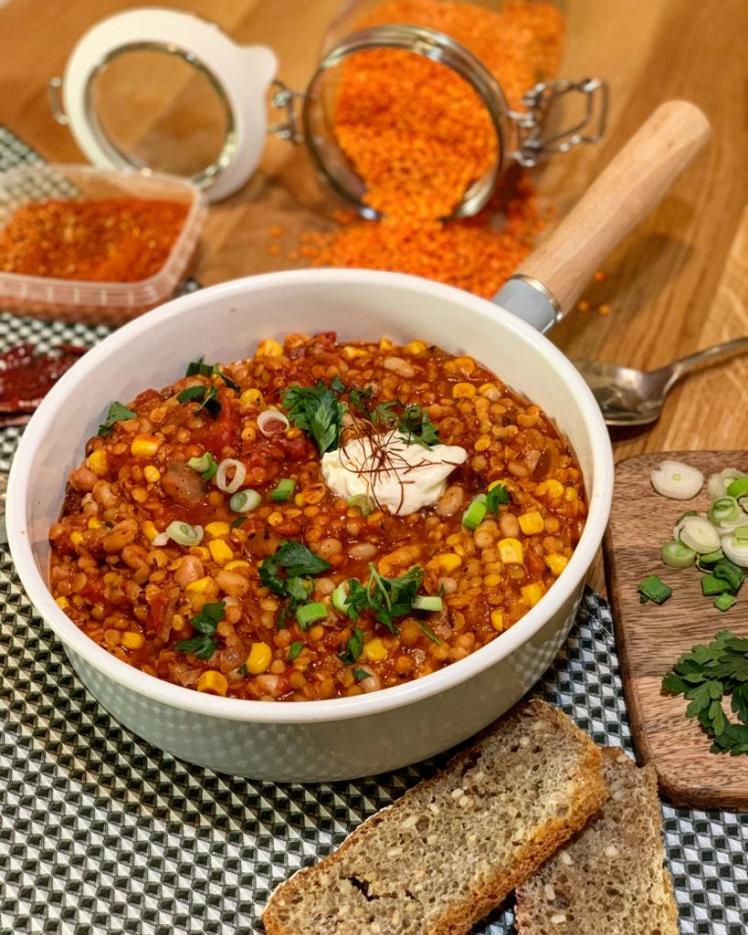Linsen Chili sin Carne