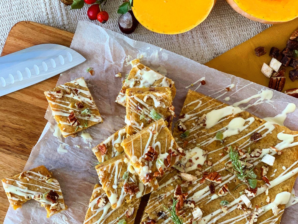 Herbstliche Blondies im Pumpkin Spice&nbsp;Style