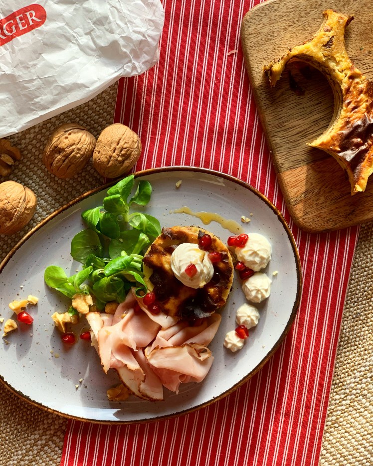 Baumkuchen mit Berger Schinken