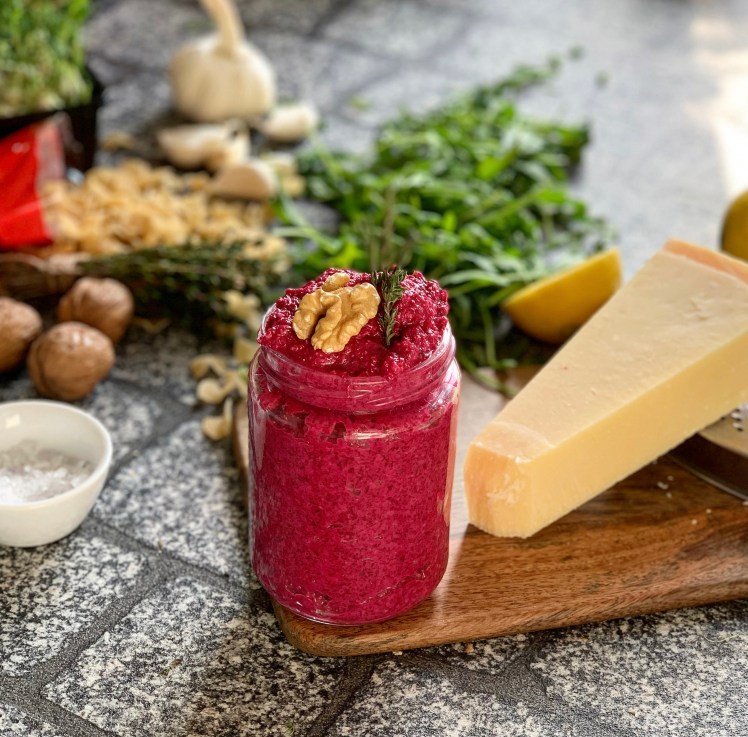 rote Rüben Pesto
