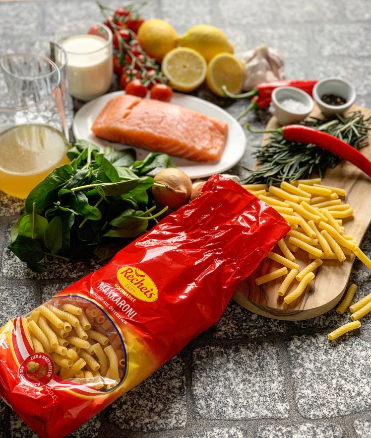 Makkaroni mit Lachs 3