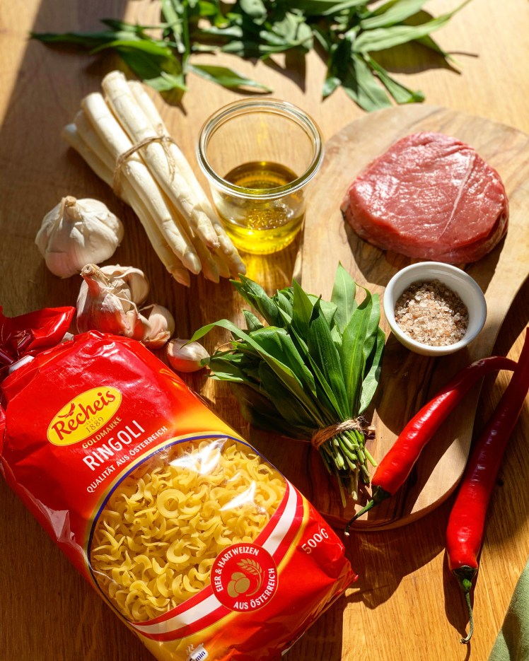 Ringoli Aglio Olio mit Bärlauch