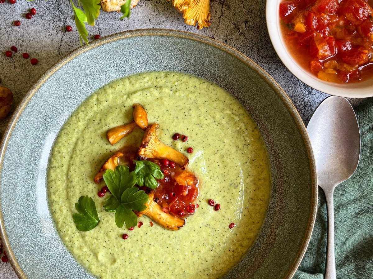 Immer schön cool bleiben… mit einer kalten&nbsp;Zucchinisuppe