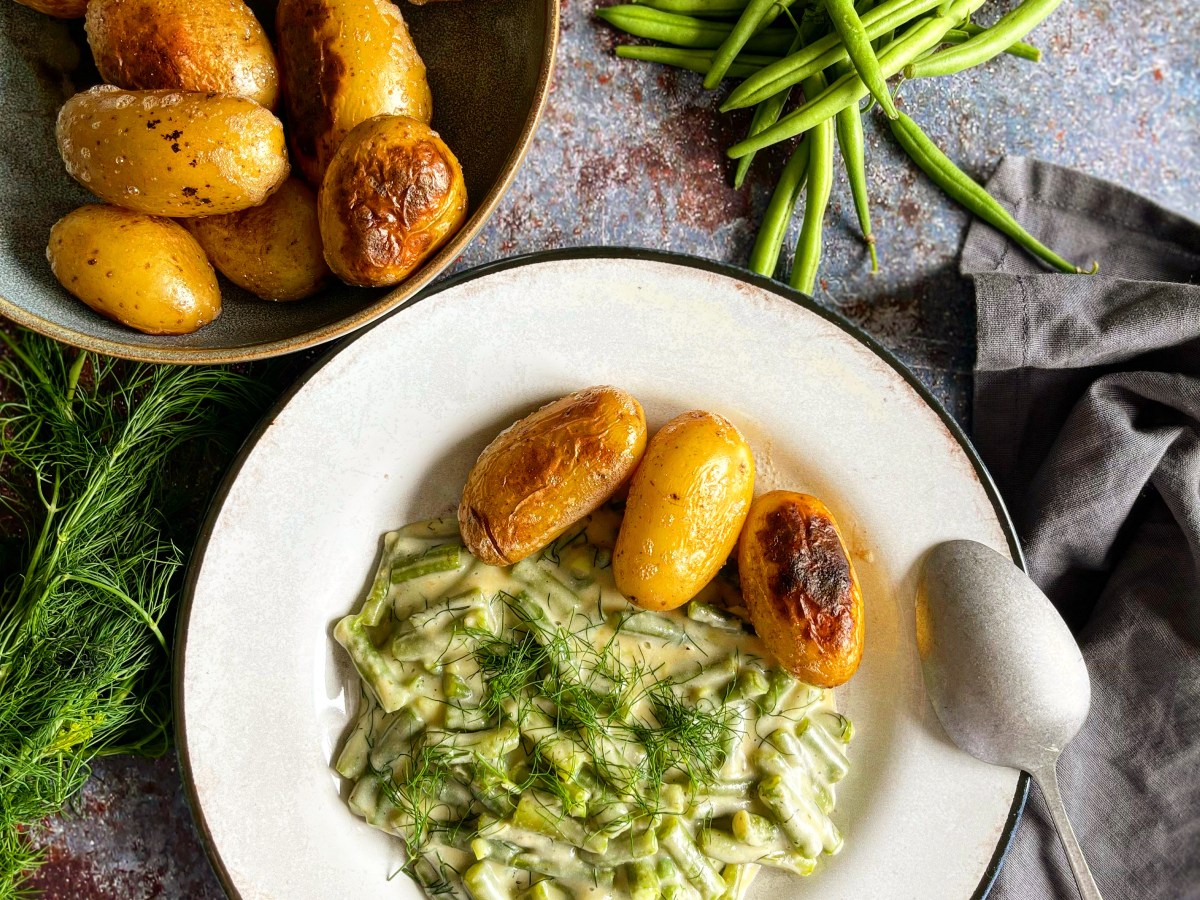 Omas „ein’brennte Fisolen“