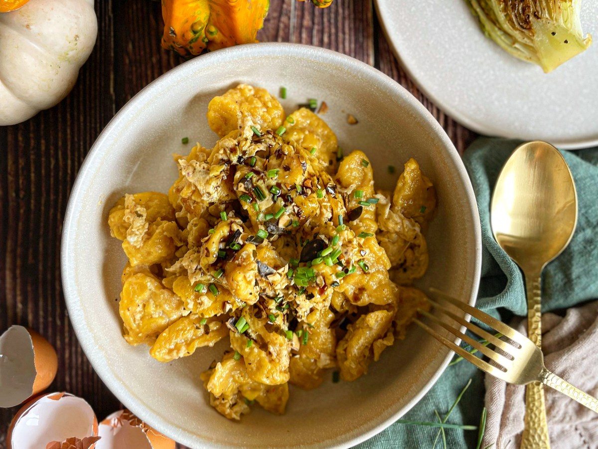 Kürbis-Eiernockerl für den Herbst- ein Klassiker der Wiener Küche der anderen&nbsp;Art