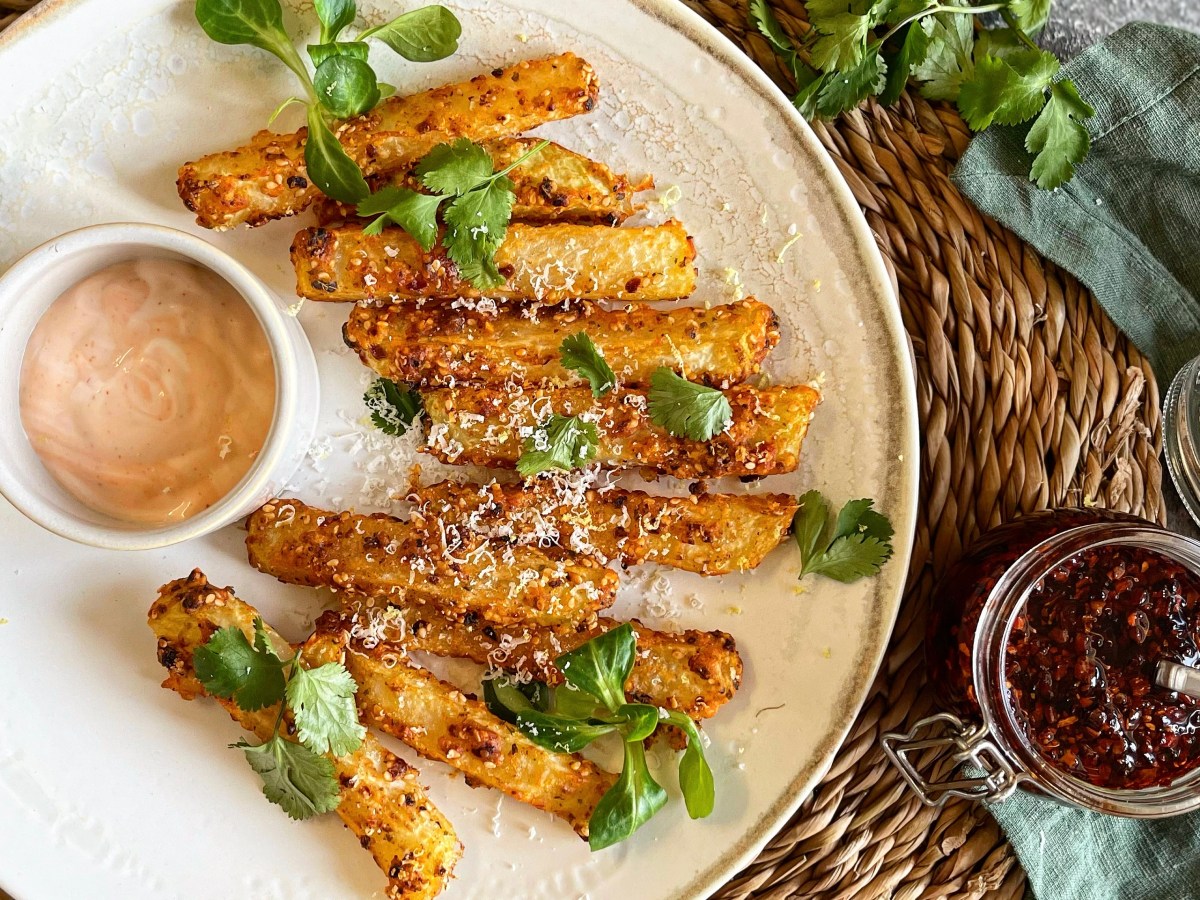Kohlrabi Pommes Frites – knusprig, knackig,&nbsp;köstlich